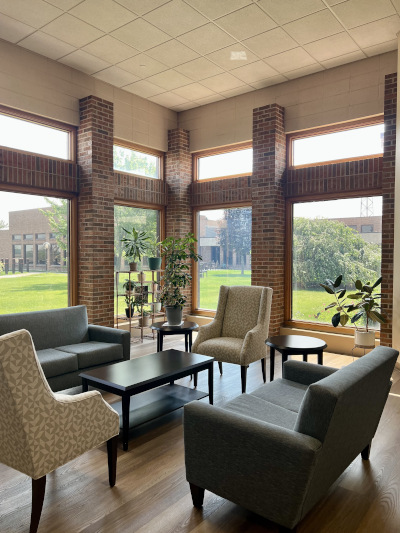 Lobby of Norwood Wood County Annex & Health Center 